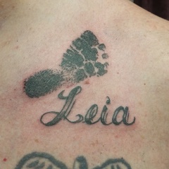 Baby Leia Tattoo