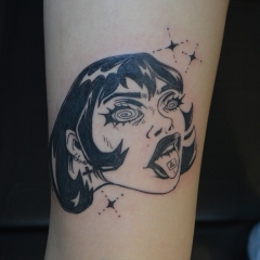 Acid Girl Tattoo