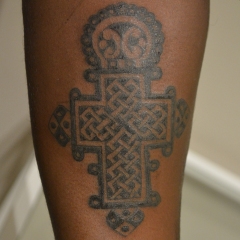 Ethiopian Cross Tattoo