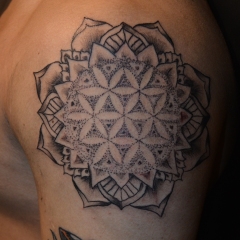 Floral Mandala Tattoo