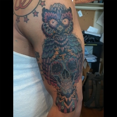 Owl Skull Tattoo