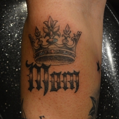 Mom Crown Tattoo