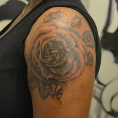 Rose Coverup Tattoo