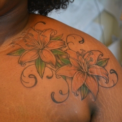 Tiger Lilies Tattoo